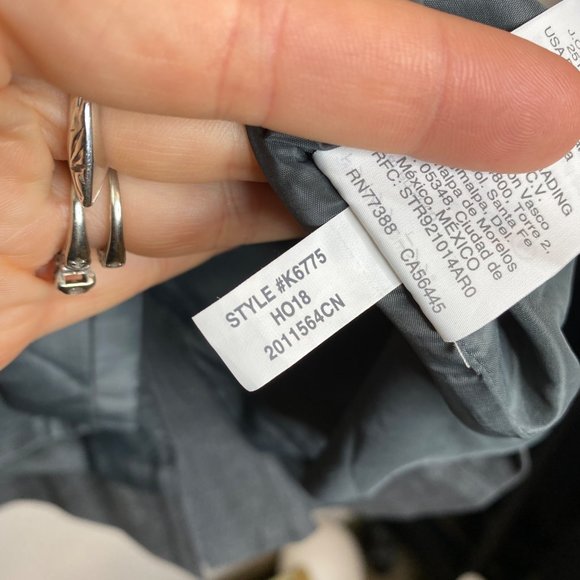 J Crew 365 Everyday Stretch Heather Gray Paneled Sheath Dress 00 P Knee Length - Picture 6 of 10